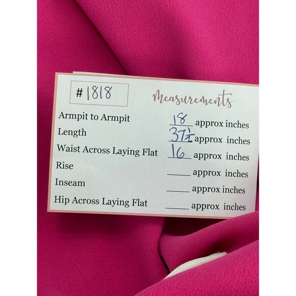 Tommy Hilfiger Pink White w/ Gold Short Sleeve Sheath To Knee Dress Size 10 - Picture 10 of 10